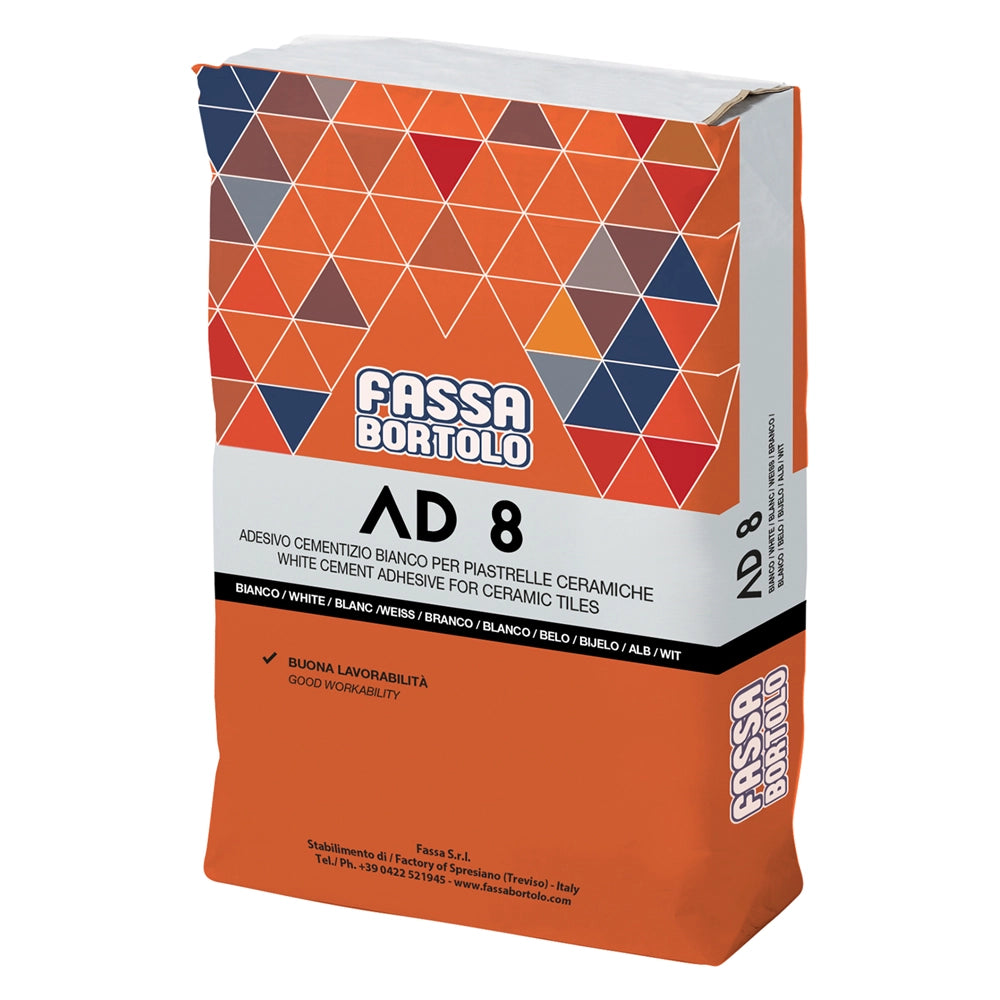 COLLANTE MONOCOMPONENTE 'AD8' Kg. 5- 5 pezzi  - FASSABORTOLO