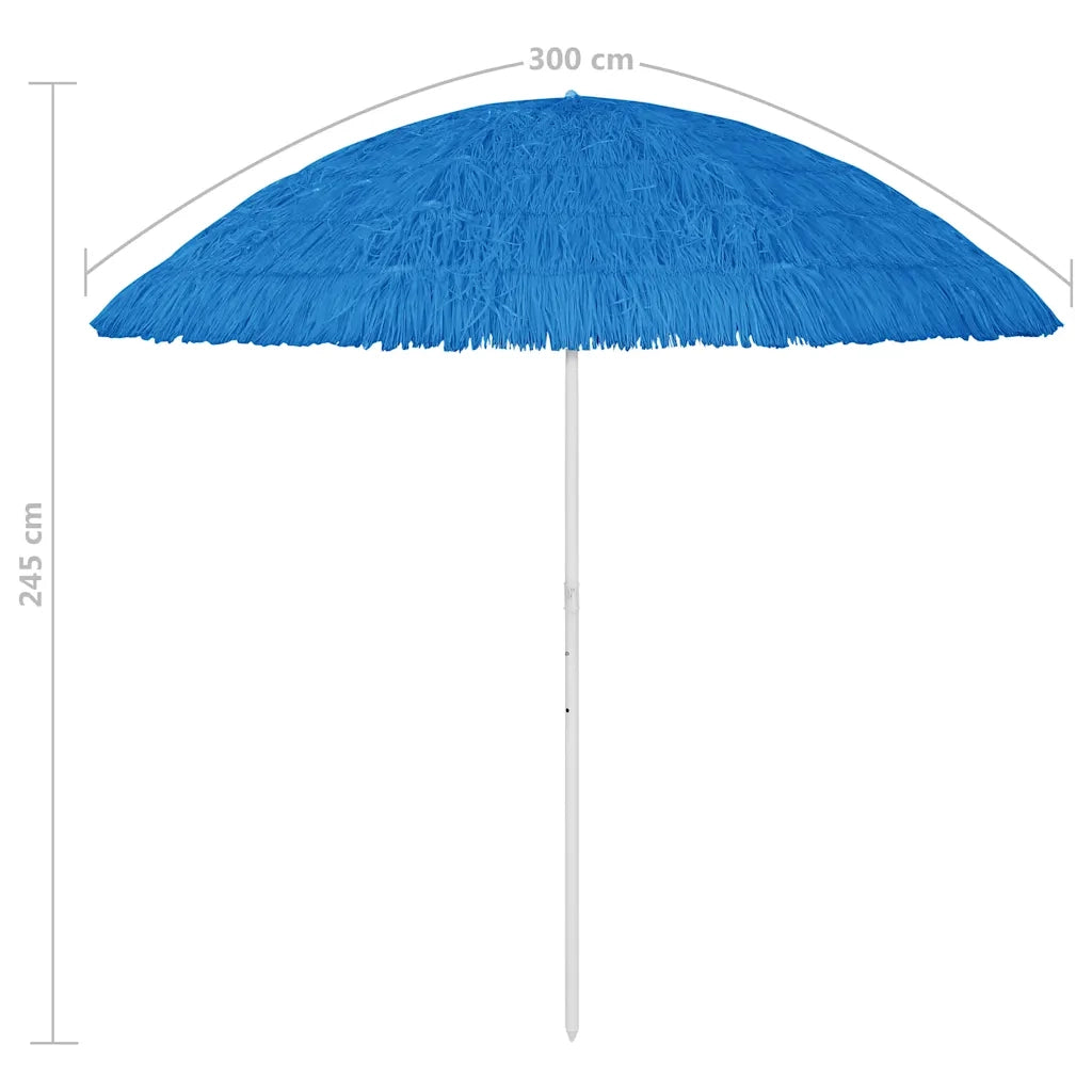 Ombrello | Parasolne da Spiaggia Hawaii Blu 300 cm