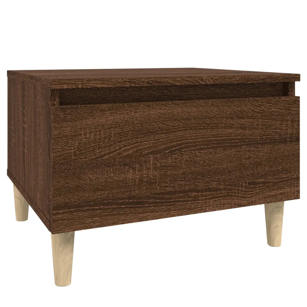 Tavolino da salotto | Tavolino da caff¨¨ | Tavolino da Soggiorno Rovere Marrone 50x46x35cm Legno Multistrato