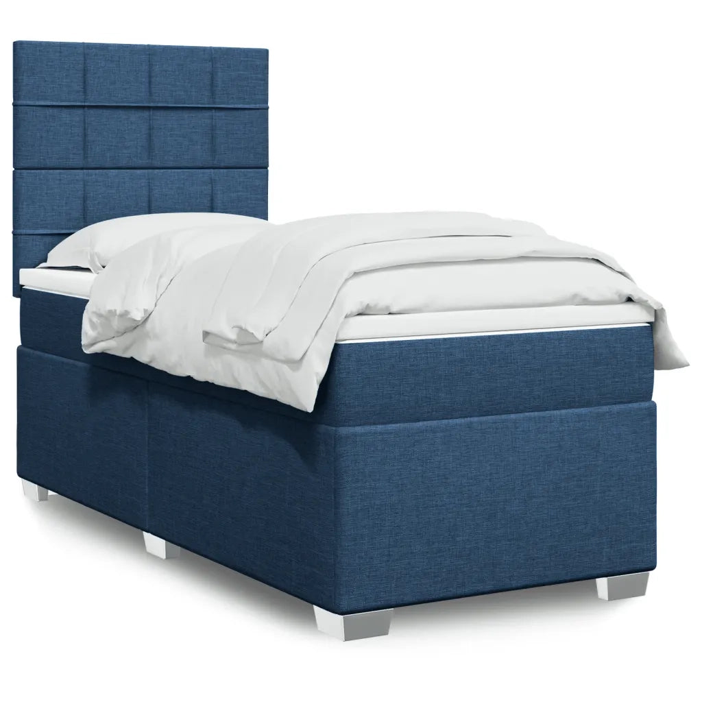 Giroletto a Molle con Materasso Blu 80x200 cm inTessuto 3292621