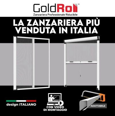 Zanzariera a Rullo Riducibile  60 x 150 Bianco 9010