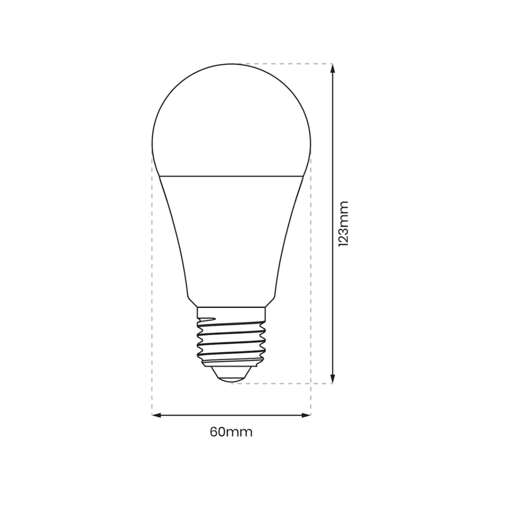 Lampadina LED 15W E27 6000K luce fredda 1500lm Eko-Light