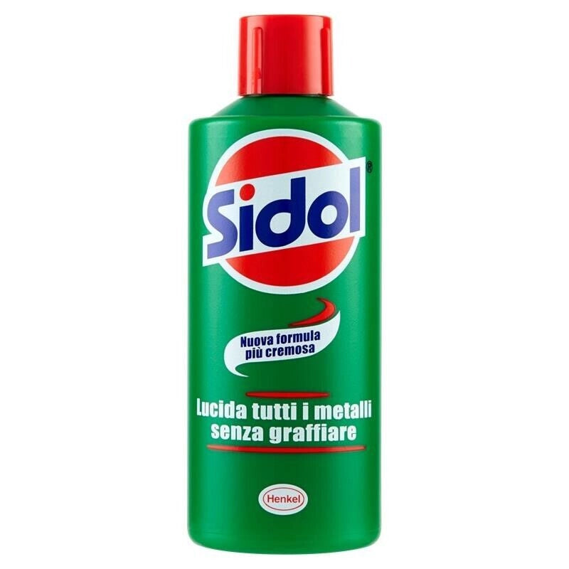 SIDOL DETERGENTE IN CREMA ADATTO PER METALLO IN FORMATO DA 150 ML
