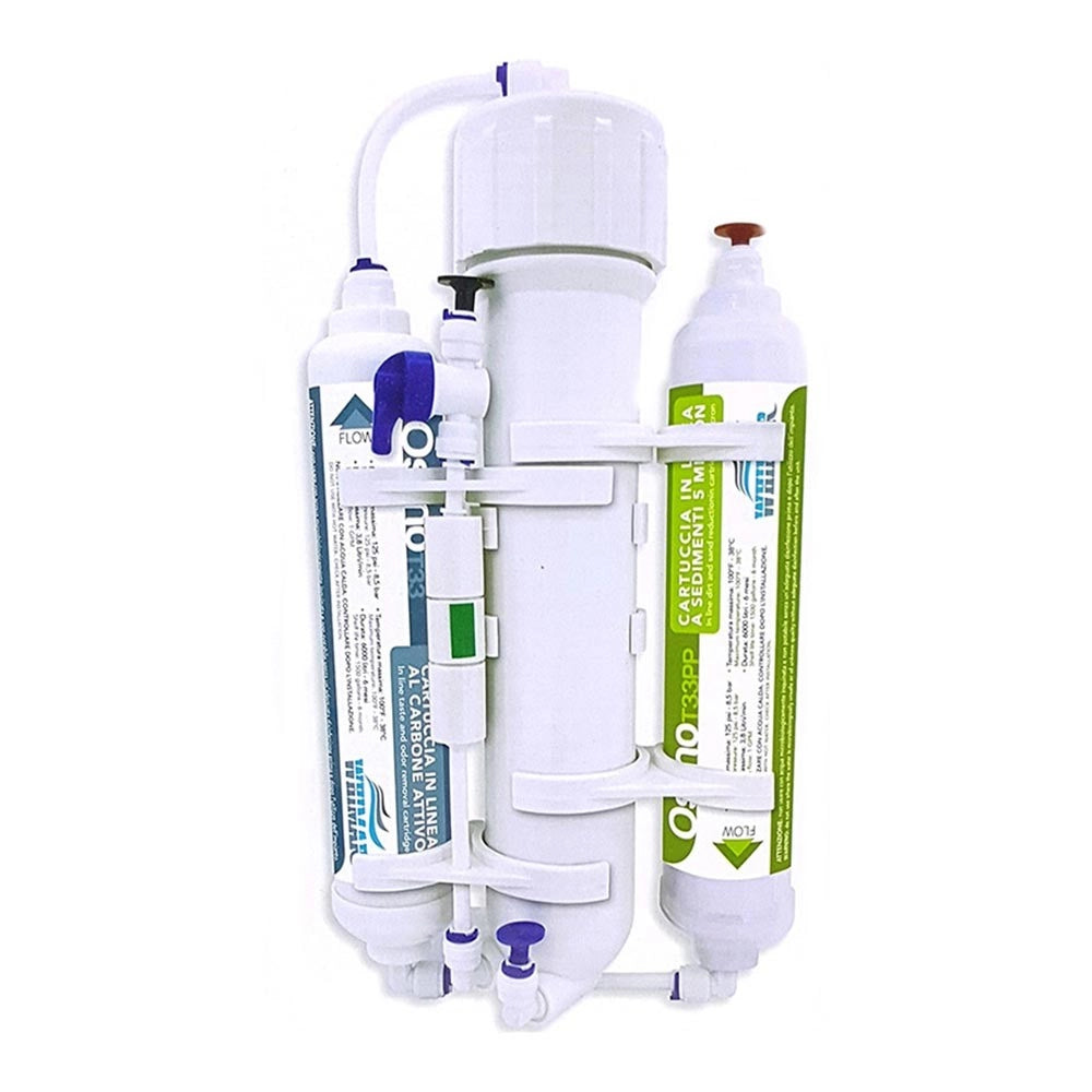 Whimar OsmoLine 50GPD 190 L/g - Impianto osmosi in linea con membrana vontron lavaggio membrana