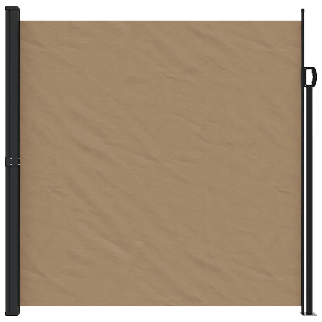 Tenda da Sole Laterale Retrattile Tortora 200x300 cm 4004364