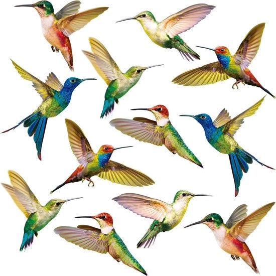 Sticker anti-botsing per vetro, anti-vogelurto per finestre (18 pezzi)