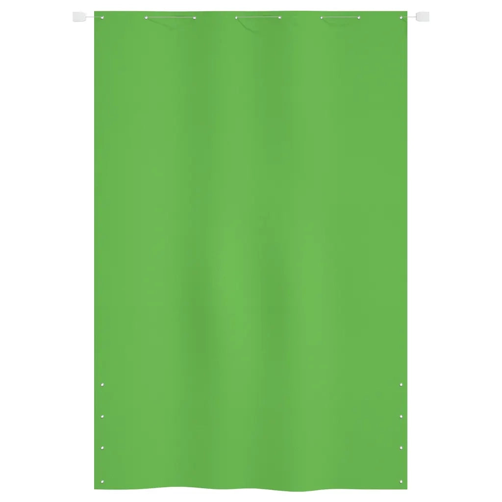 Schermo da balcone | Paravento per Balcone Verde Chiaro 160x240 cm in Tessuto Oxford