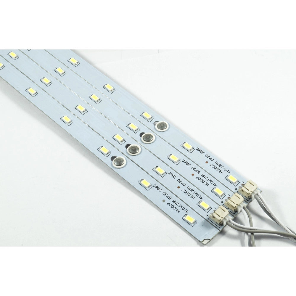 Trade Shop - Striscia Led Rigida Calamitata Barra Kit Plafoniera Lampada Neon Luce Strip -