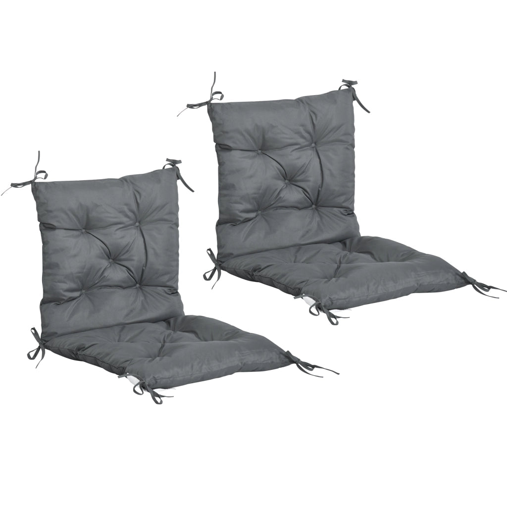 Cuscini per sedie da giardino ¨C zephmum ¨C Grigio 98x50x8 cm