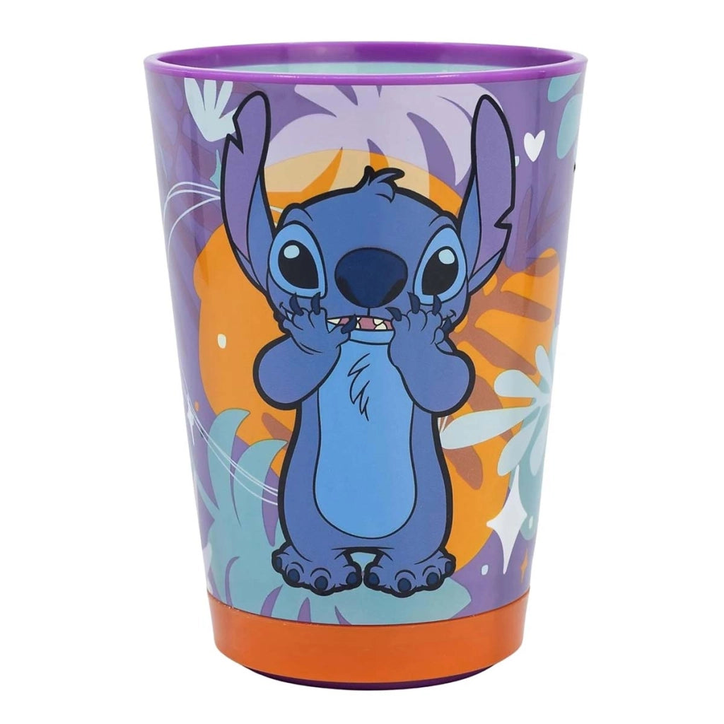 Bicchiere 470 ml Anti-caduta Stitch Dropsafe Collezione Aloha Multicolore Disney