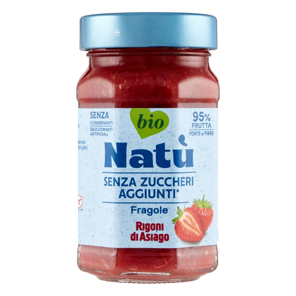 Rigoni di asiago natu bio fragole senza zuccheri aggiunti 240 grammi