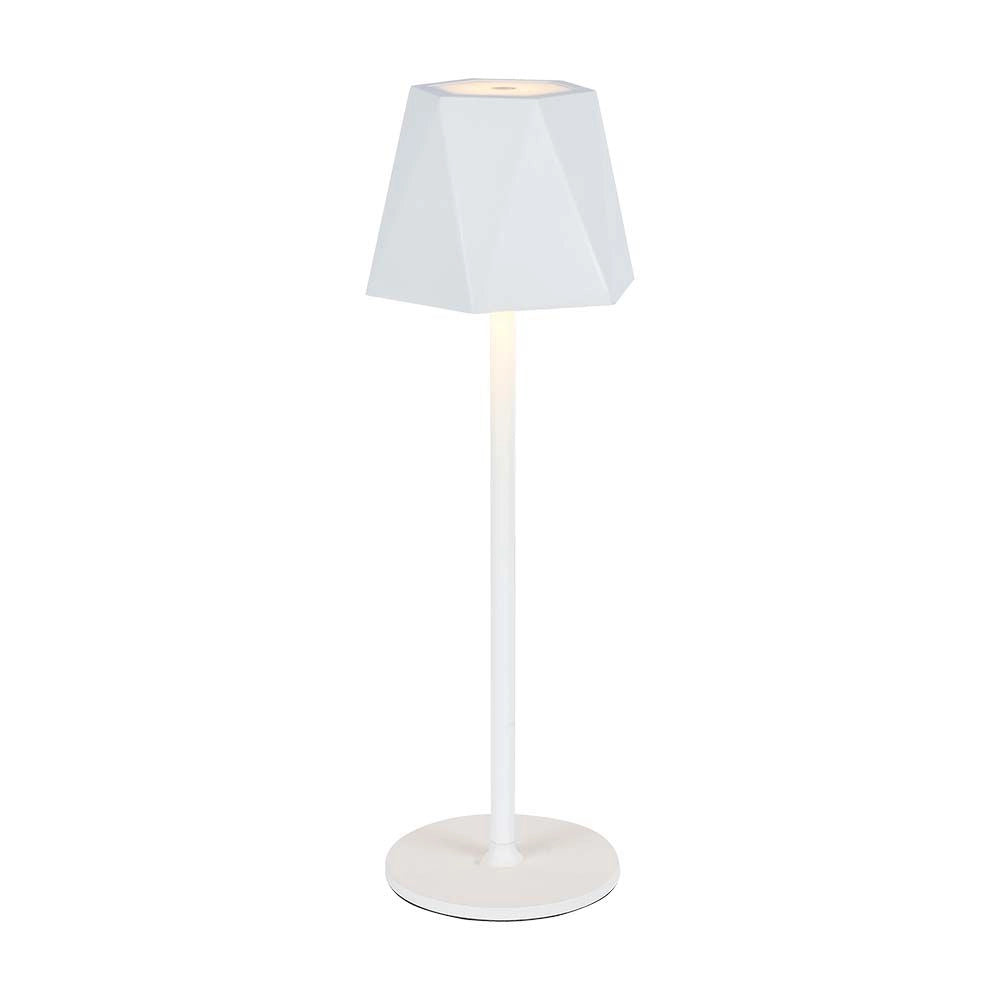 Lampada LED da Tavolo 1.5W 130x372mm Bianca Ricaricabile USB Touch CCT Colore Variabile – V-TAC – VT-1034-W