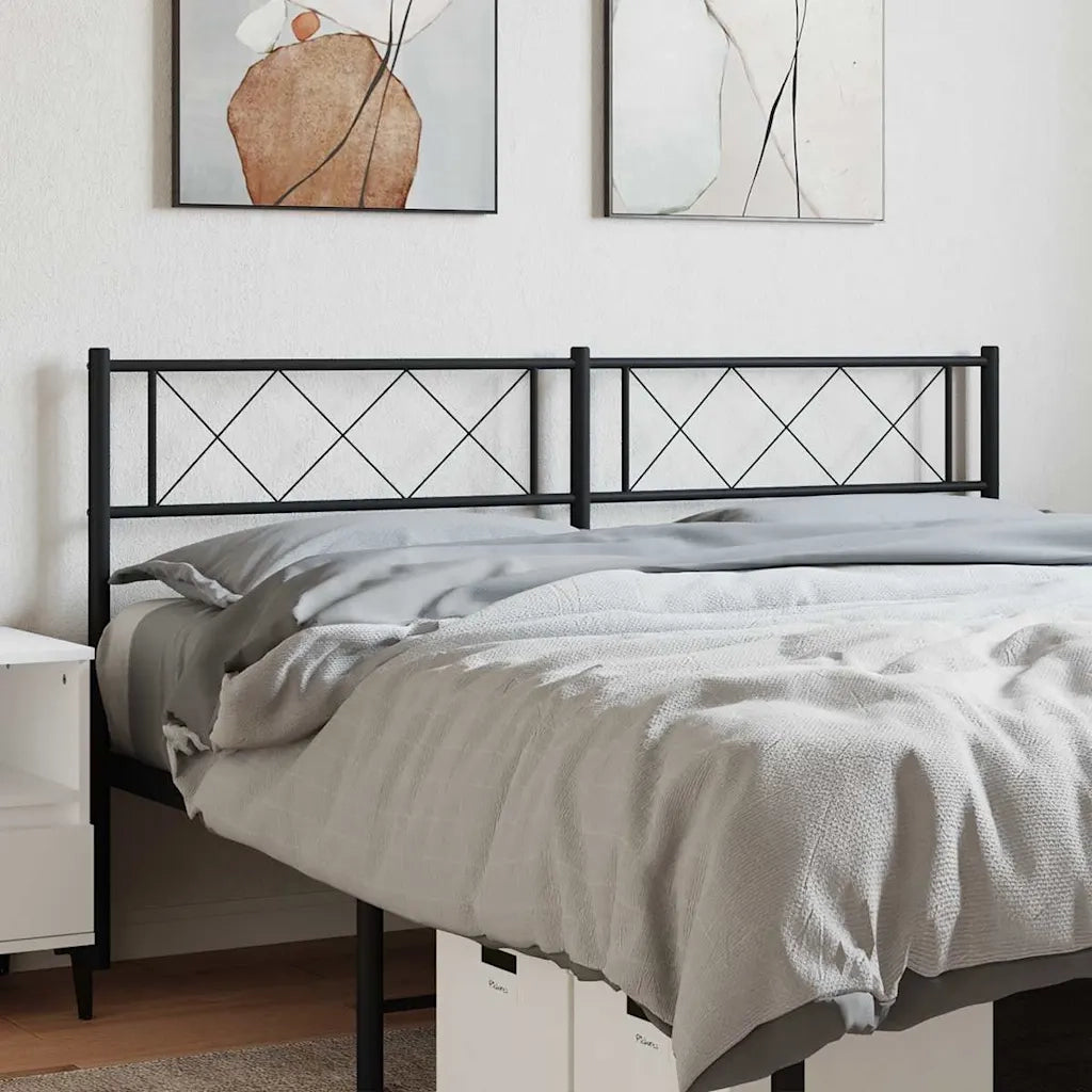 Testiera | Testata di Ricambio in Metallo Nero 150 cm
