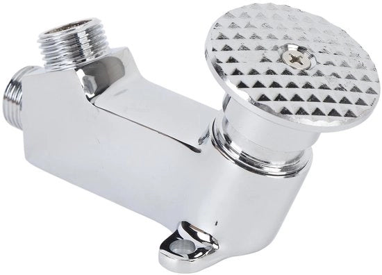 Pedale per il controllo senza toccare della rubinetta - Manubrio di regolazione senza contatto - Rubinetta automatica - Economia di acqua - Materiale in ottone - Facile da utilizzare