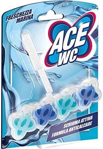 ACE TAVOLETTA PER WC CON CANDEGGINA E SCHIUMA ATTIVA FRESCHEZZA MARINA