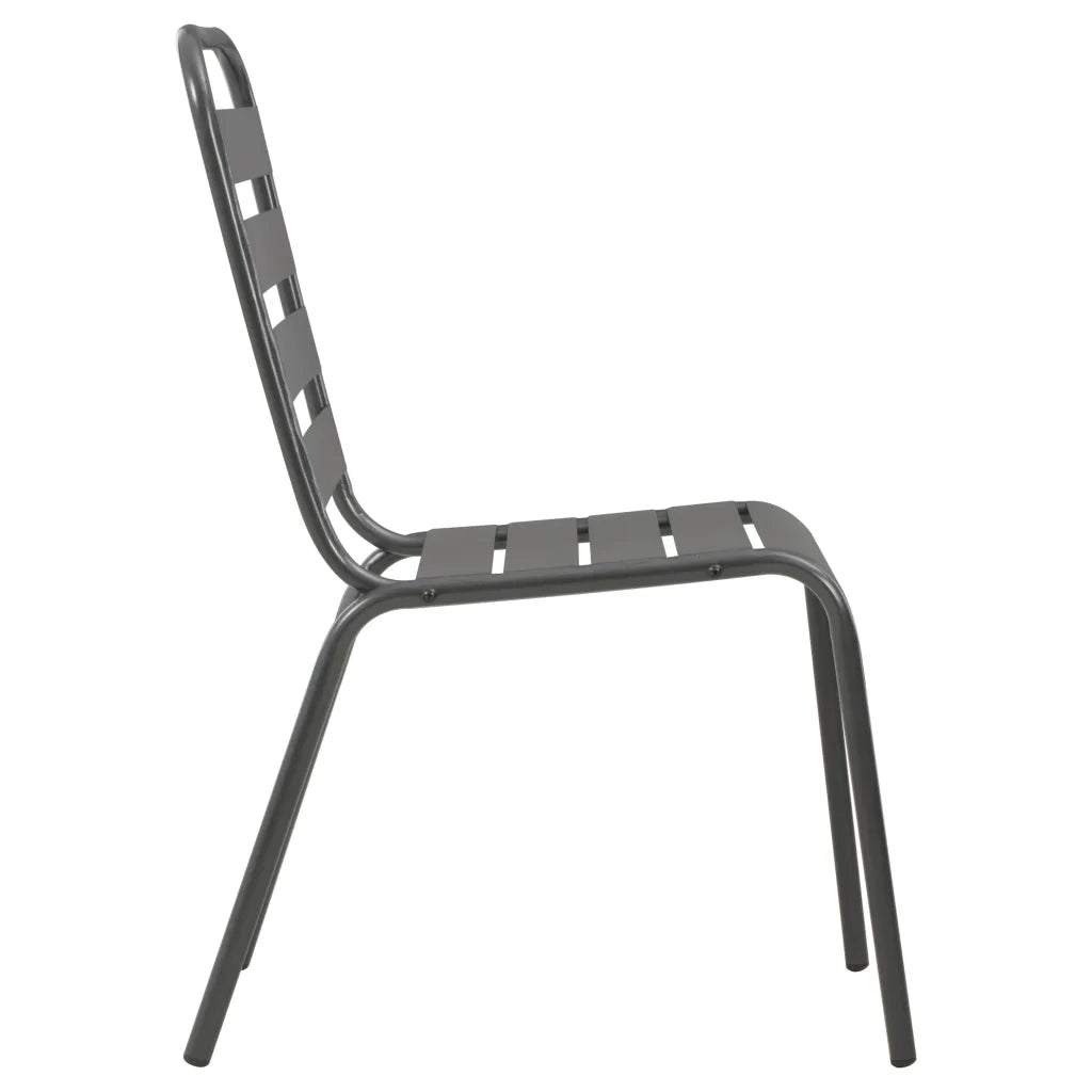 Set da Bistrot 3 pz in Acciaio Grigio Scuro 44261