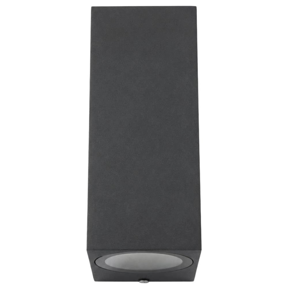 Applique esterno biemissione sovil gogo 2x gu10 ip54 grafite
