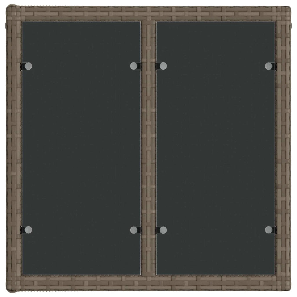 Set Divano da Giardino 14 pz Grigio polyrattan 3436172