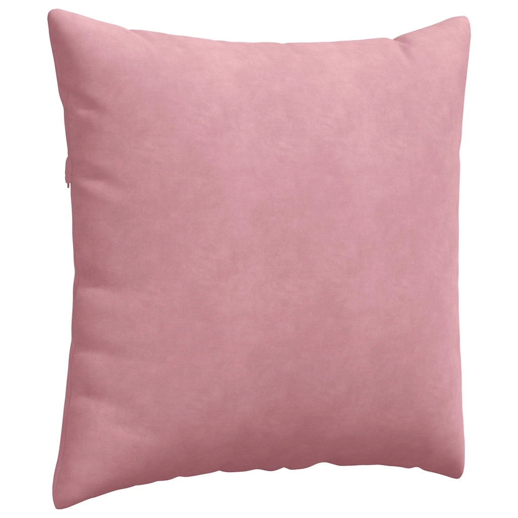 Cuscini da Divano 2 pcs Rosa 60 x 60 cm Tessuto in Cords 42014018