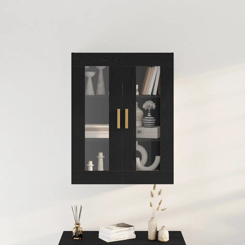 Armadietto a muro Rovere Nero 69,5 x 34 x 90 cm 862110