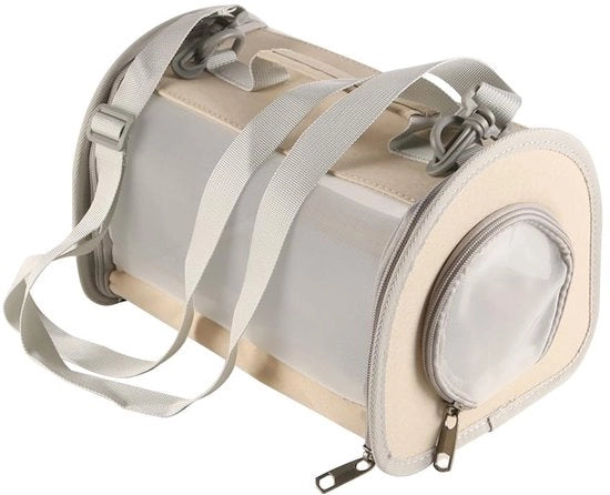 Porta animali portatile - 2 finestre - 1 apertura laterale - 27x18x15cm - peso 0,38kg
