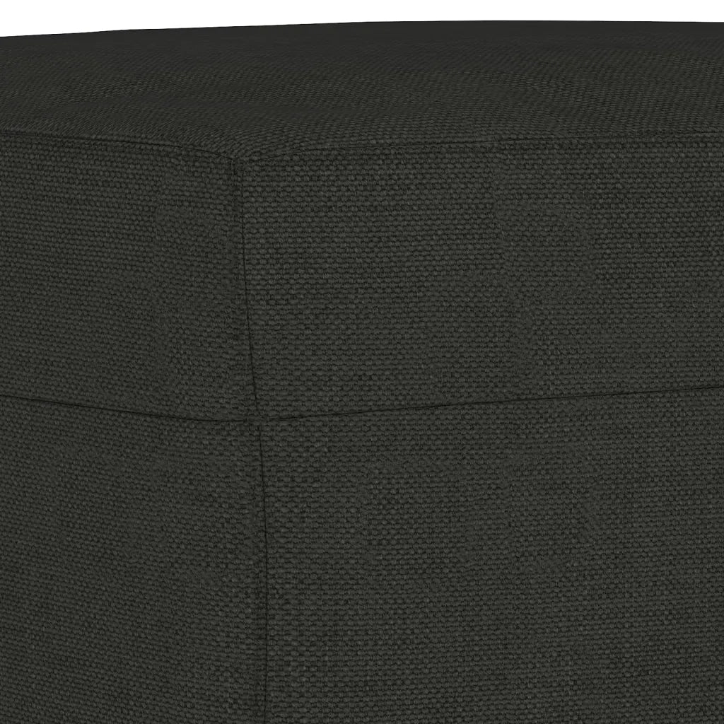 Panca-Sgabello Nero 70x35x41 cm in Tessuto 927746