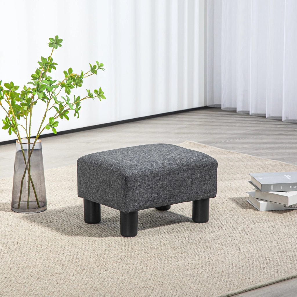 Pouf ¨C Zephmum ¨C Grigio, tessuto, 40x40x40 cm
