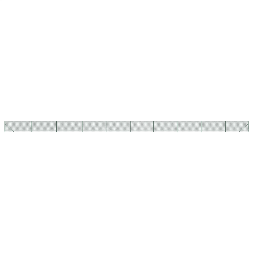 Recinzione a Rete con Flangia Verde 1x25 m 153945