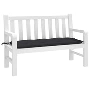 Cuscino per Panca-Cuscini per panchina Nero 120x50x7 cm in Tessuto Oxford