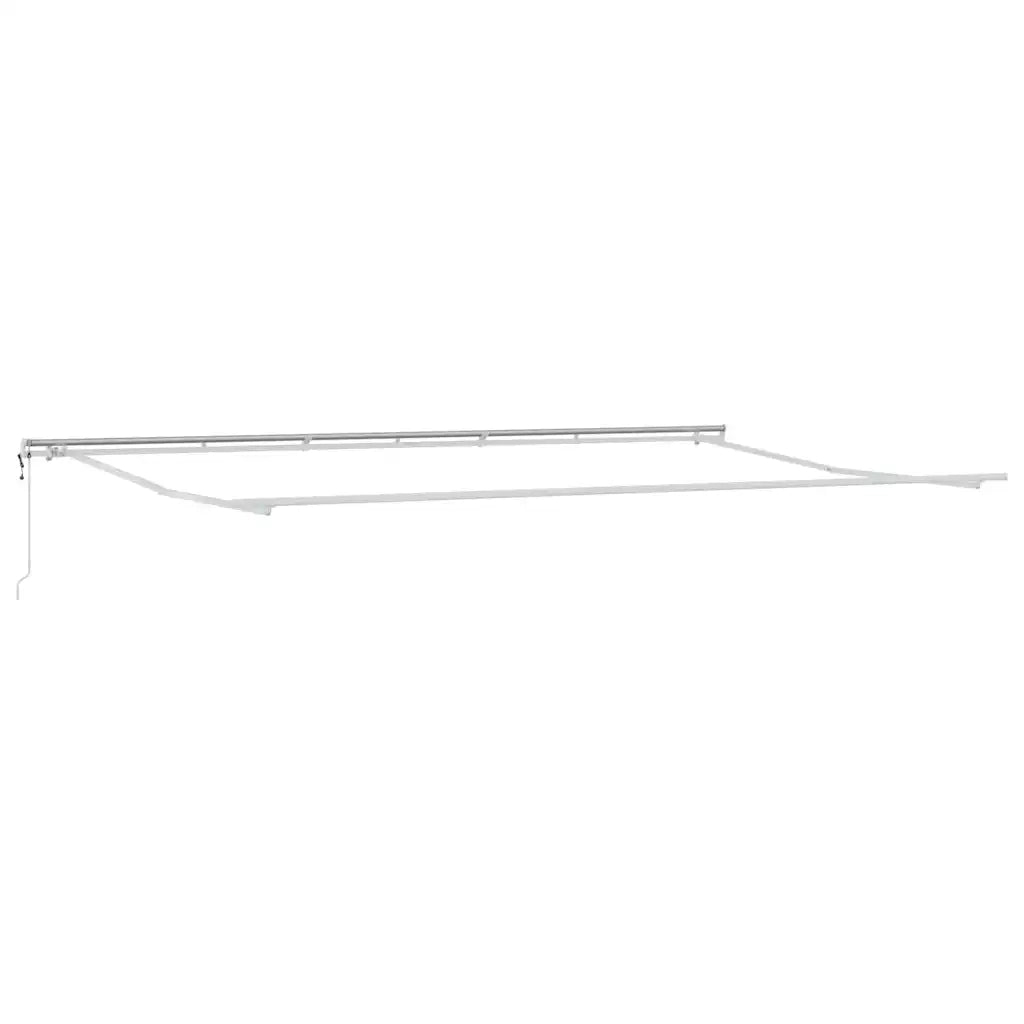 Tettuccio Elettrico Retrattile Rosso e Bianco 600 × 350 cm 3331719