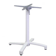 Base tavolo alluminio Lucas bianco ribaltabile cm 52x52h72