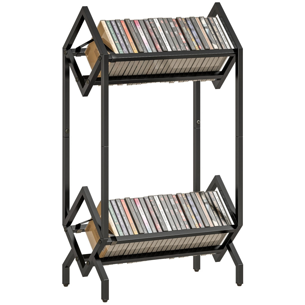 Mobile per CD e Vinili ¨C Zephmum ¨C Nero, Metallo