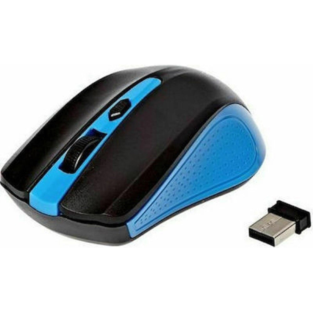 Trade Shop - Mouse Wireless Ottico 2.4ghz Ricetrasmettitore Usb Ergonomico Computer Pc An-211 -