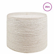 Corda | Fune di Juta 6 Bianco 100% juta Tossa