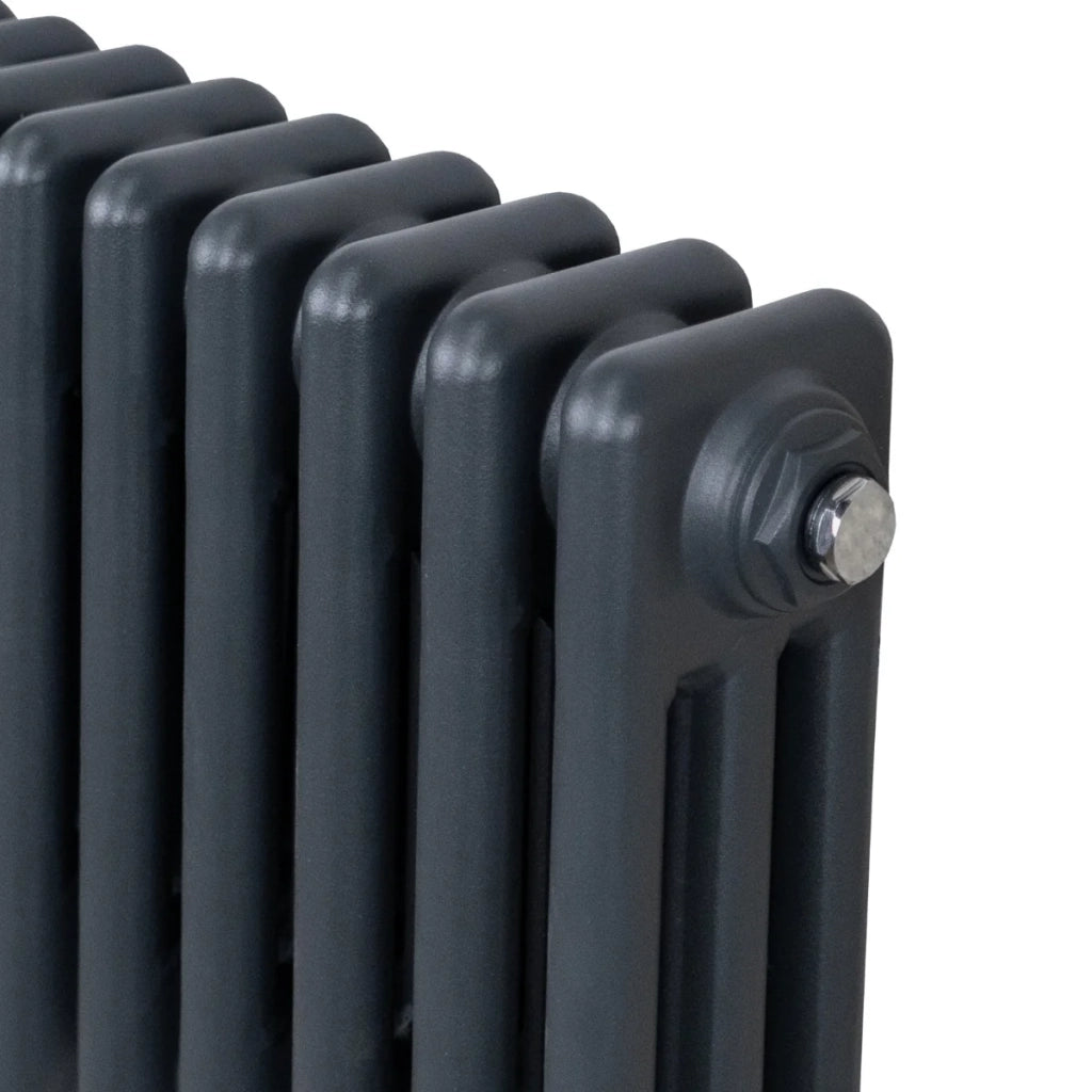 Termosifone Radiatore a 3 colonne per riscaldamento centralizzato Grigio Antracite 300 x 1012mm