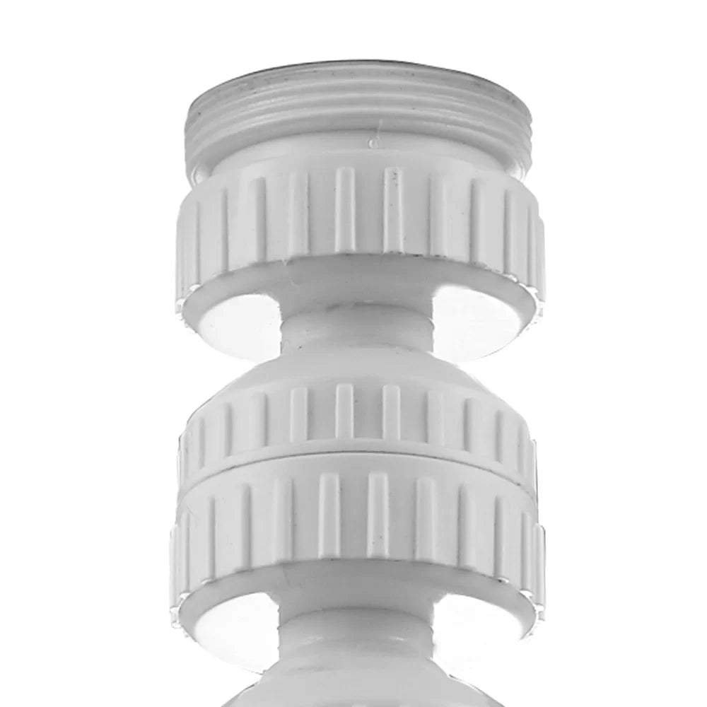 Aeroflux con doccino e snodo bianco e comato 22/24