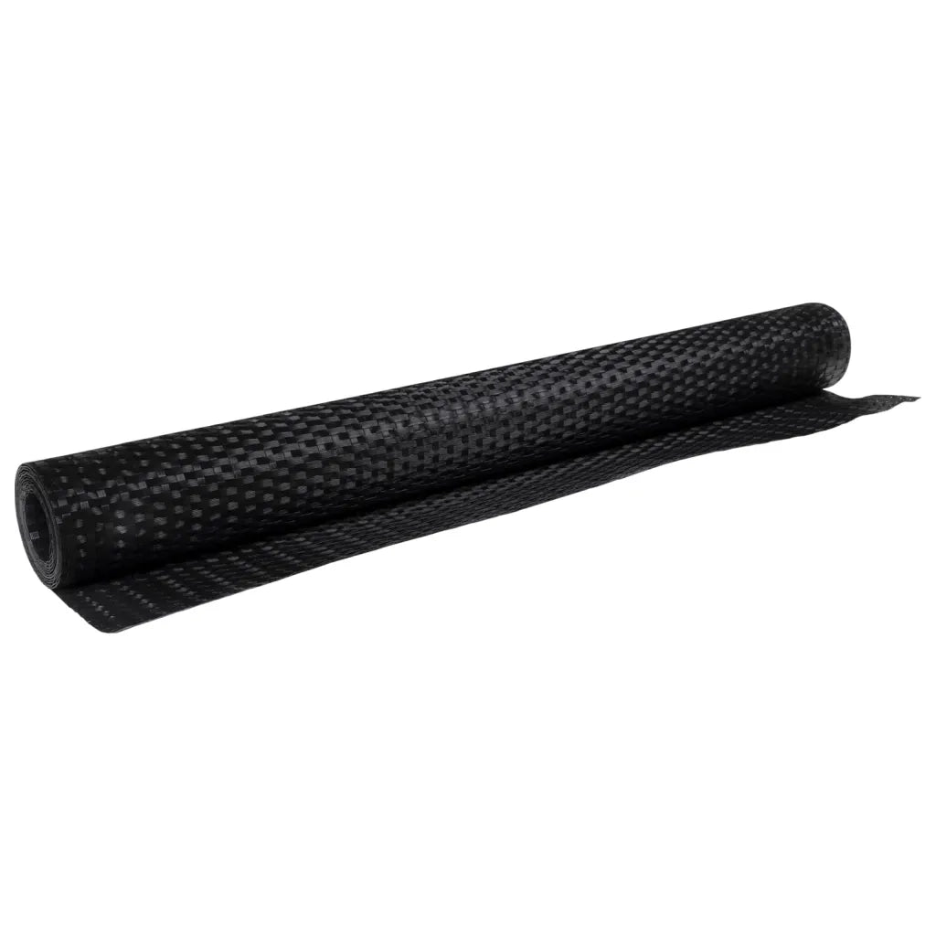 Schermo da balcone | Paravento da Balcone Nero 500x80 cm in Polyrattan