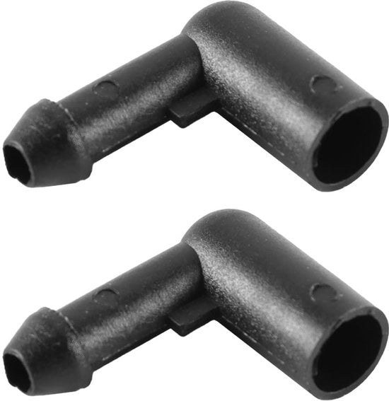 Connettori per irrigatori - 2 pezzi - Adatti a Vauxhall/Opel - Facili da installare - Materiale: Nylon - Dimensioni: 26 x 19 mm - Connettori per tubi