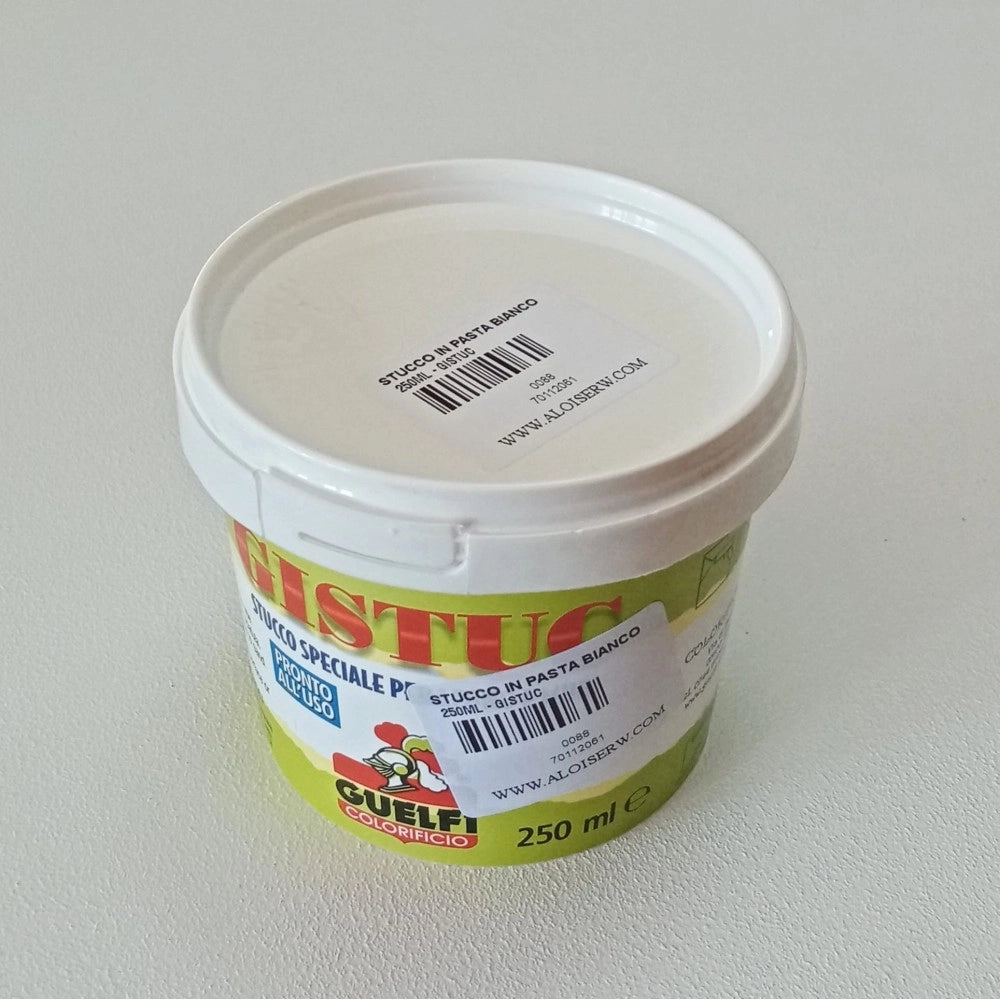 Gistuc 250ml stucco in pasta bianco per legno e muri - per interni