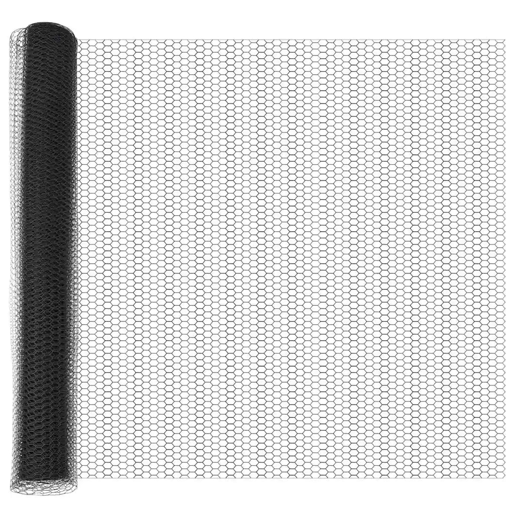 Palo della recinzione Grigio 100 x 1,4 m (maglia da 25 mm)