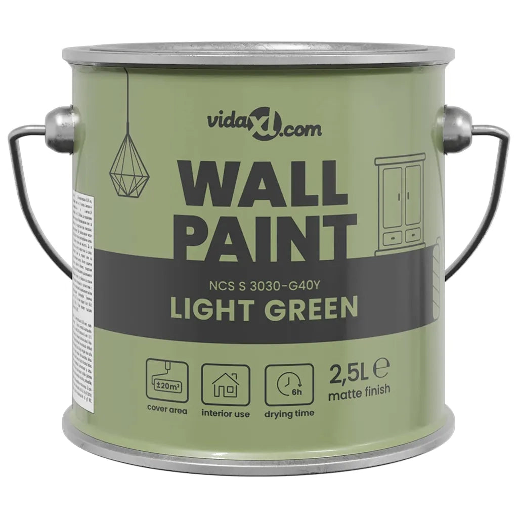 Pittura murale Verde 2,5 L Stampa da parete CFW6670913