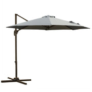 Ombrellone da Giardino ¨C Minimal ¨C Grigio, ?2.95x2.5 m