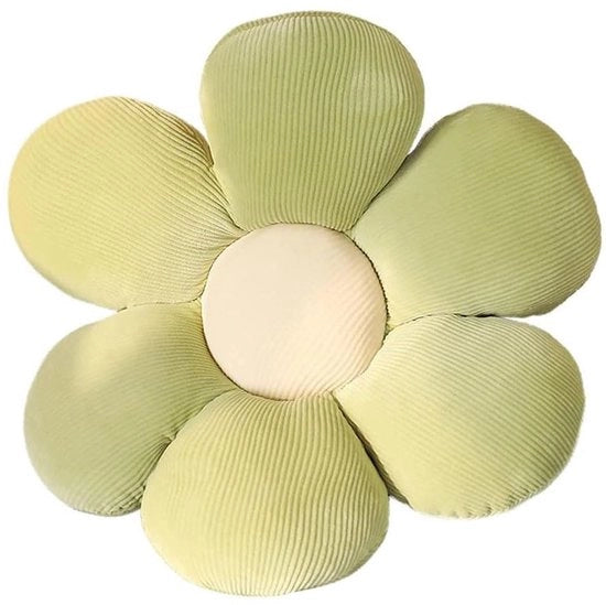 Cuscino per pavimento a forma di fiori - Dimensioni 40 x 40 cm - Piuma microfibra