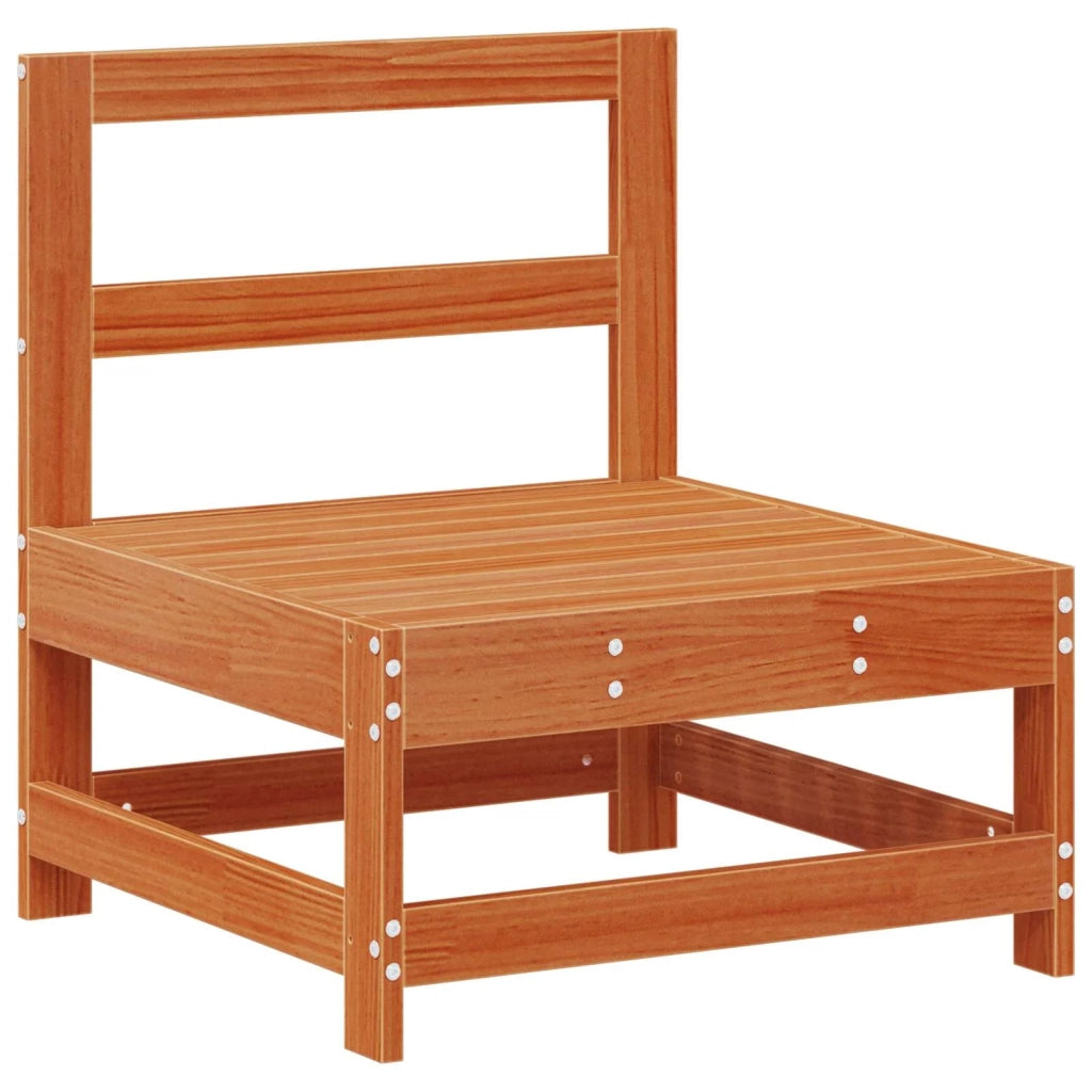 Set Lounge da Giardino 6 pcs Marrone Cera