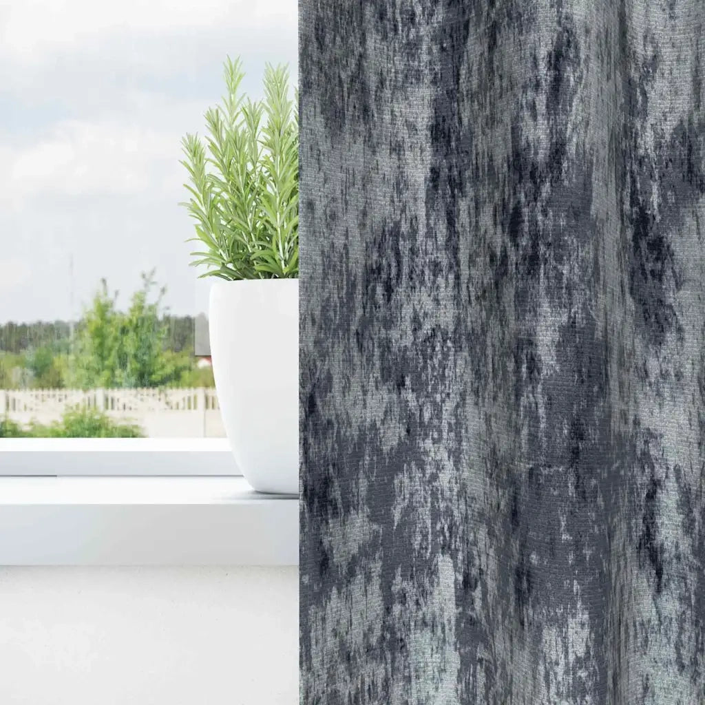 Tende in Velluto 2 pz Grigio Argento 140 x 140 cm Velluto