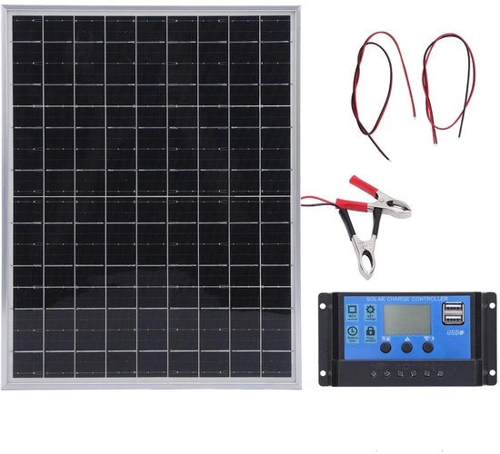 Pannelli Solari Portatili 15W 24V - Progetto Impermeabile - Pannello Solare per Veicoli - Fonte di Corrente Stabile - Adatto per Diversi Apparati - Ricarica Continua