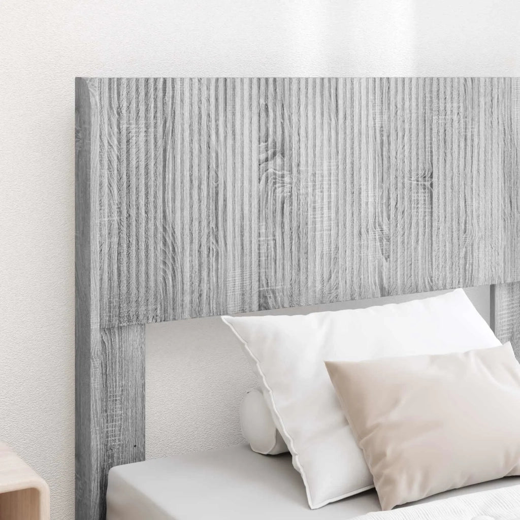 Struttura del letto con stoccaggio e testata Sonoma grigio 3414528