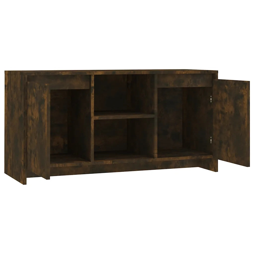Mobile TV | Armadietto TV | Mobile Porta TV Rovere Fumo 102x37,5x52,5 cm in Truciolato