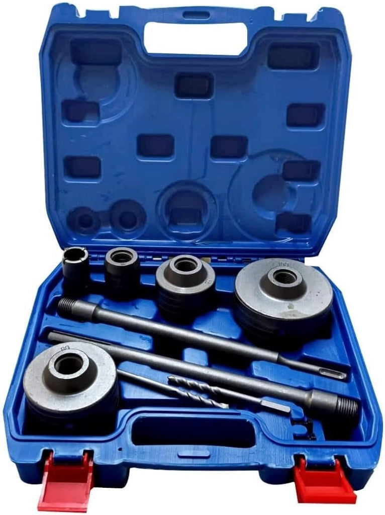 SET DI FRESE CAROTATRICI KIT DA 9 PEZZI IN VALIGETTA