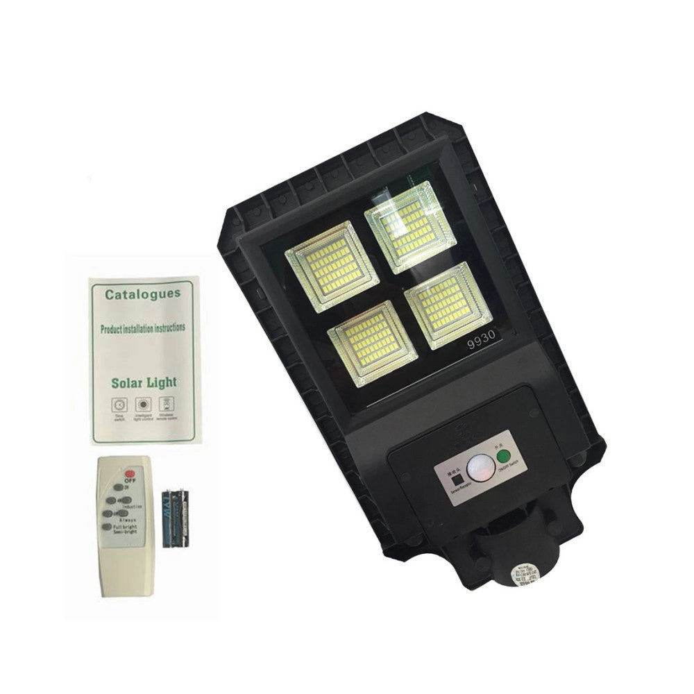 Trade Shop - Lampione Stradale Led 30 W Pannello Solare Fotovoltaico 180 Led Con Telecomando -